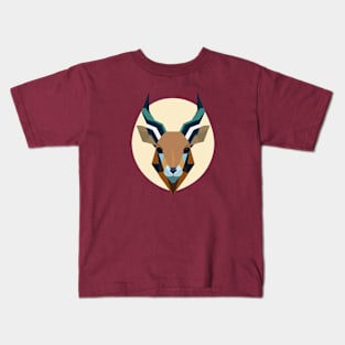 Geometric design of a deer face Kids T-Shirt